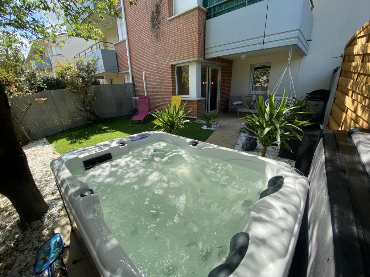 Le Jungle : T2 Avec Jardin Et Jacuzzi Apartment Blagnac Luaran gambar