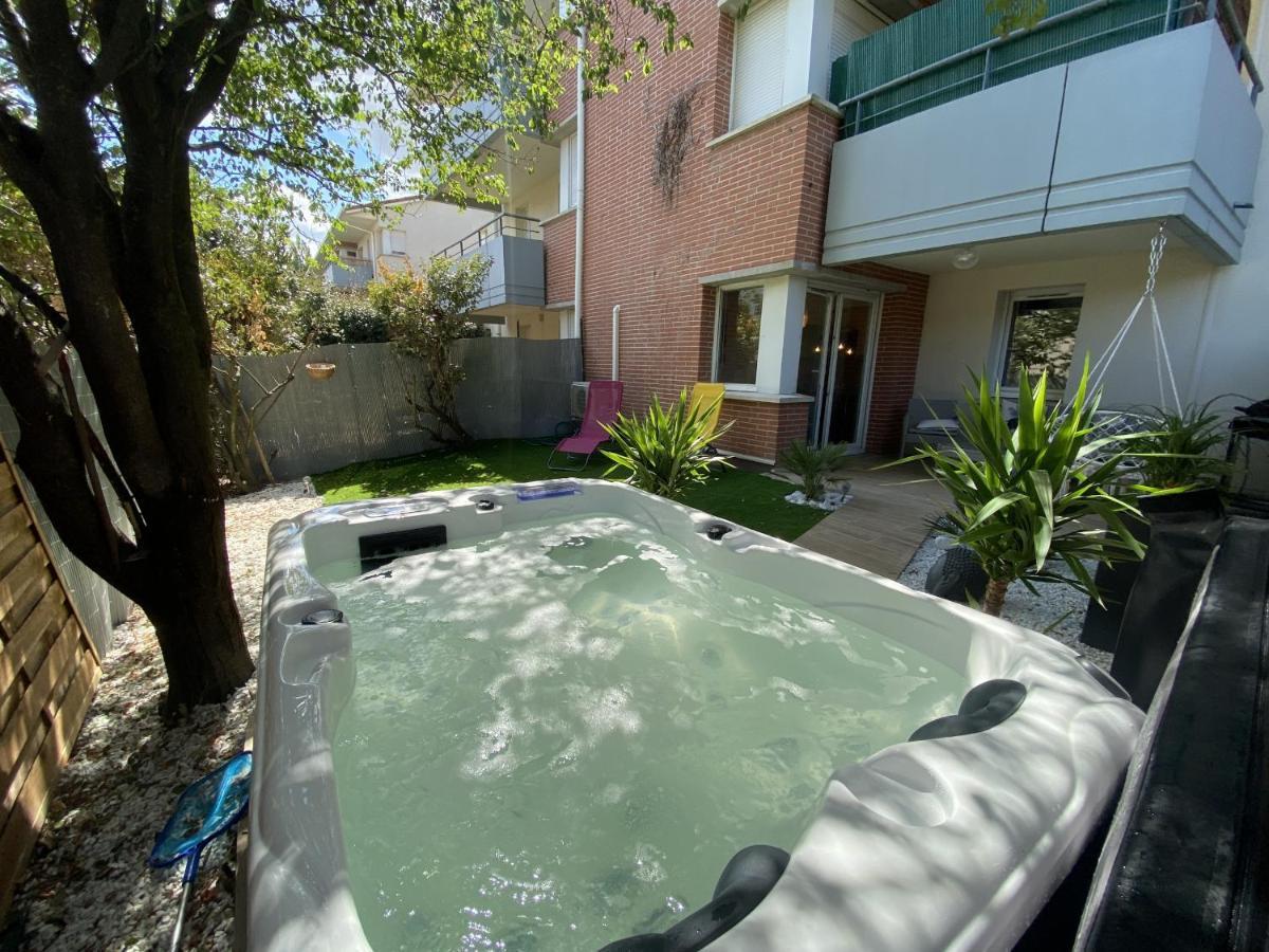 Le Jungle : T2 Avec Jardin Et Jacuzzi Apartment Blagnac Luaran gambar