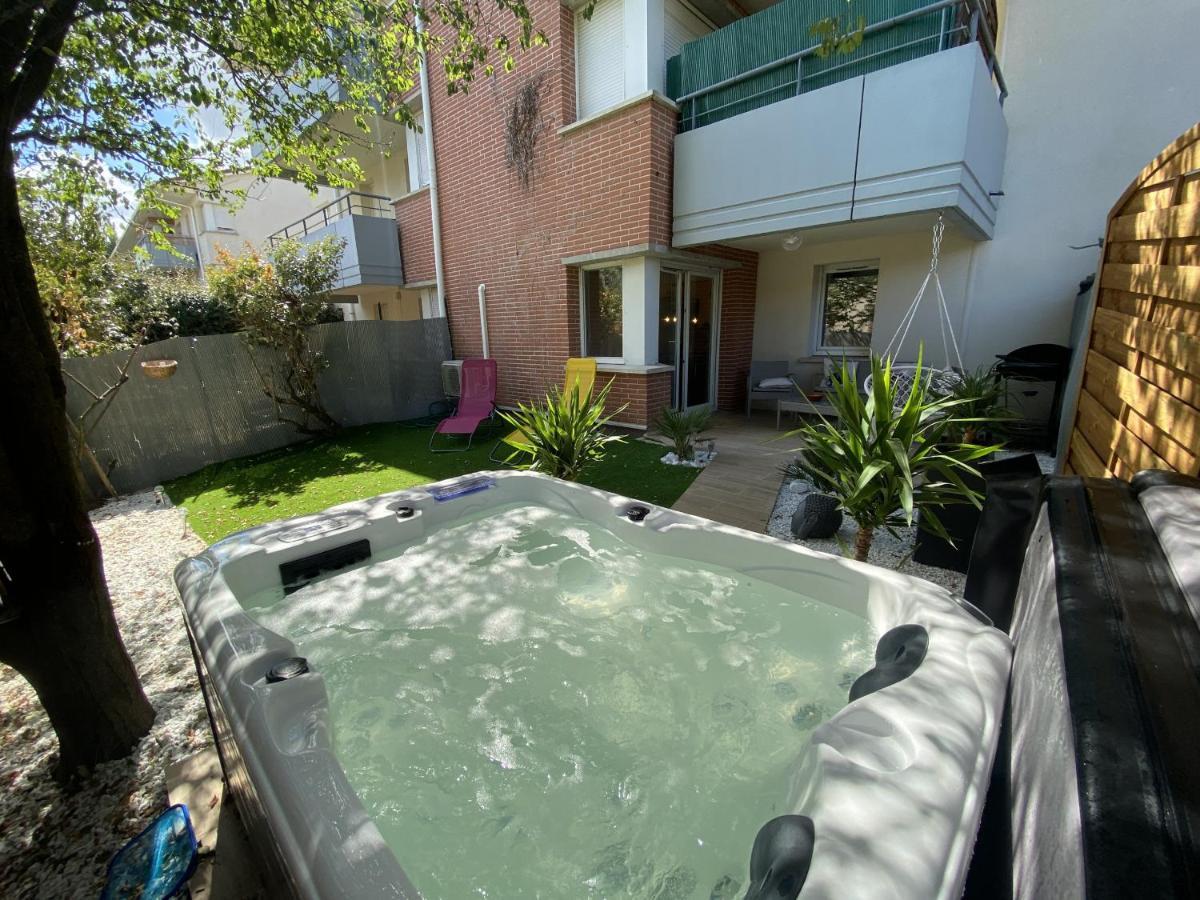 Le Jungle : T2 Avec Jardin Et Jacuzzi Apartment Blagnac Luaran gambar