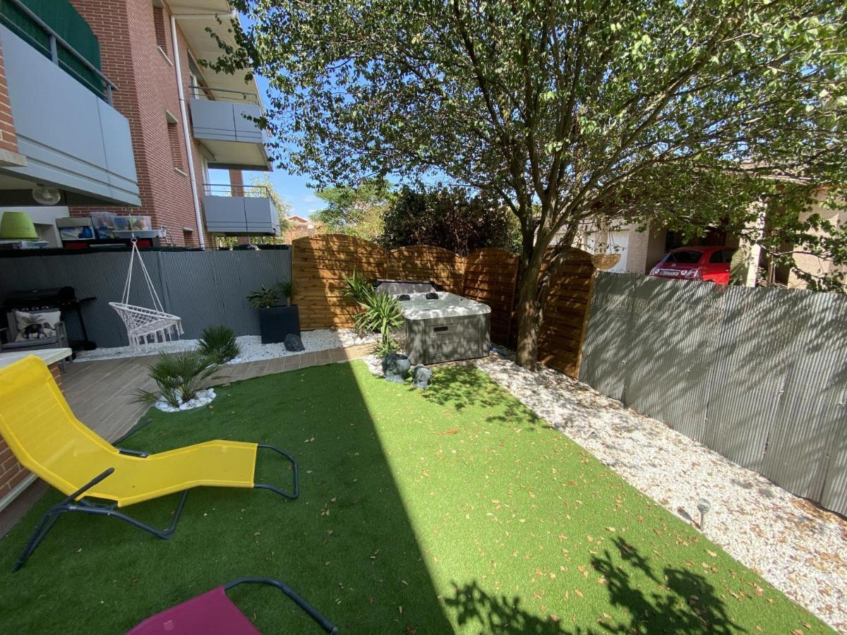 Le Jungle : T2 Avec Jardin Et Jacuzzi Apartment Blagnac Luaran gambar